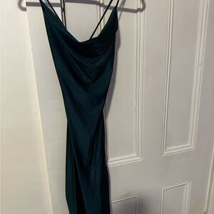 Windsor Dark Teal Backless Dress